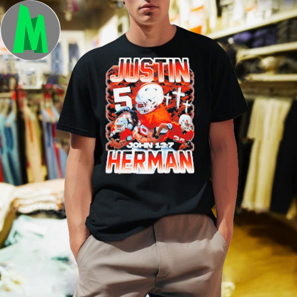 Number 5 Justin Herman Shirt