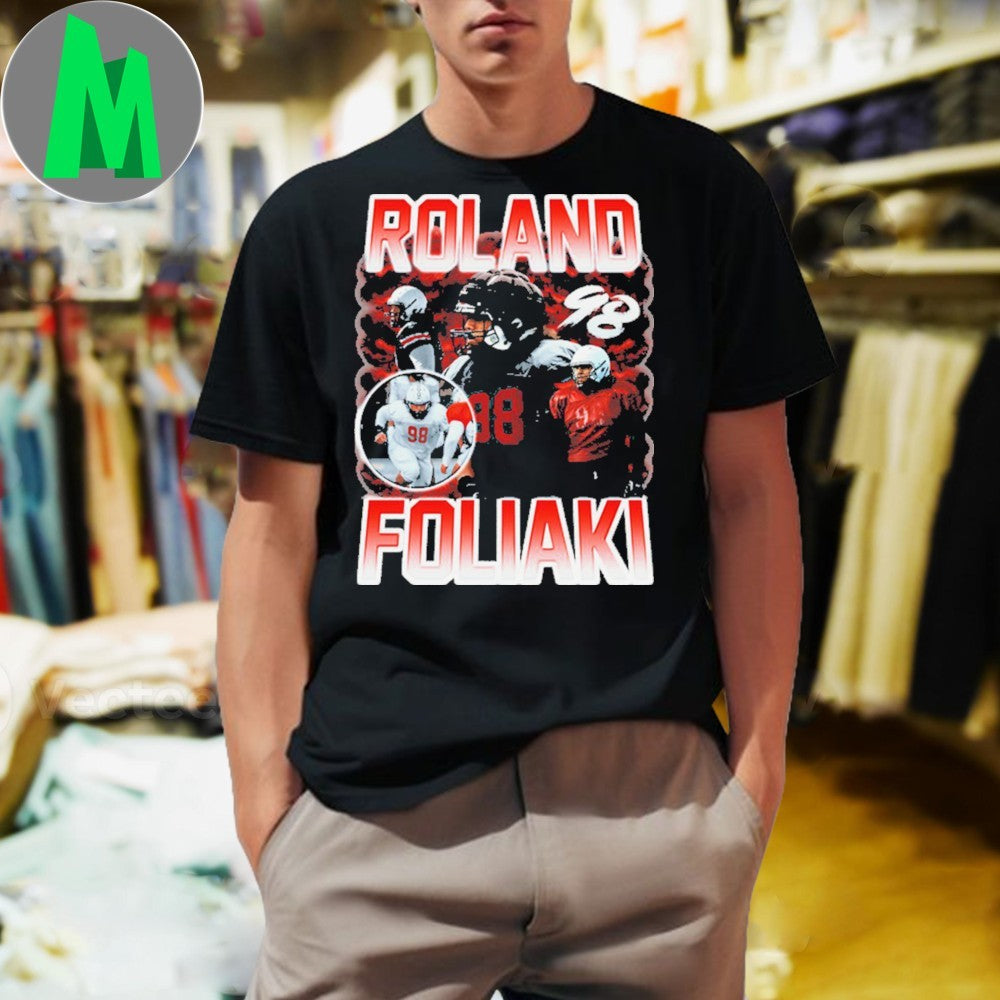 Number 98 Roland Foliaki Shirt
