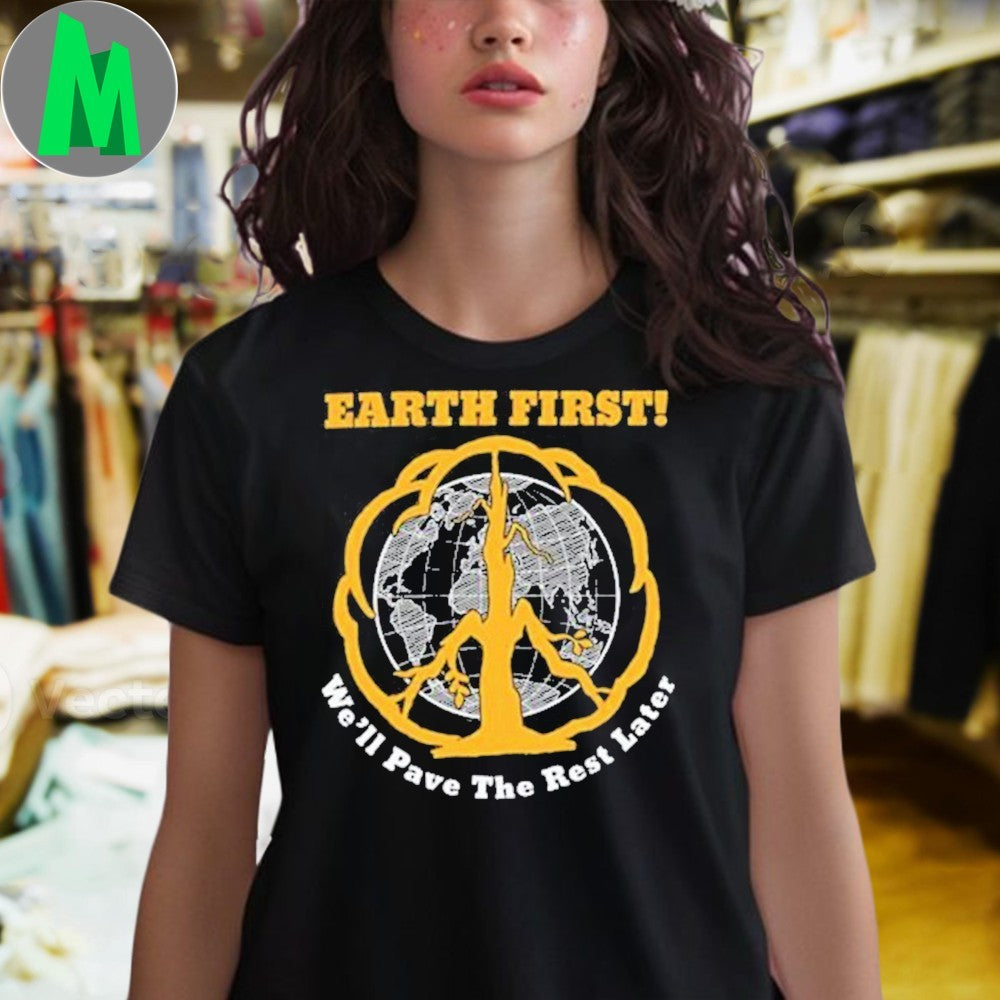 Online Ceramics Pave The Planet Shirt