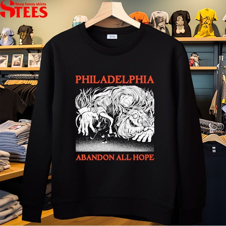 Philadelphia Flyers Abandon All Hope Gritty Mascot T-shirts