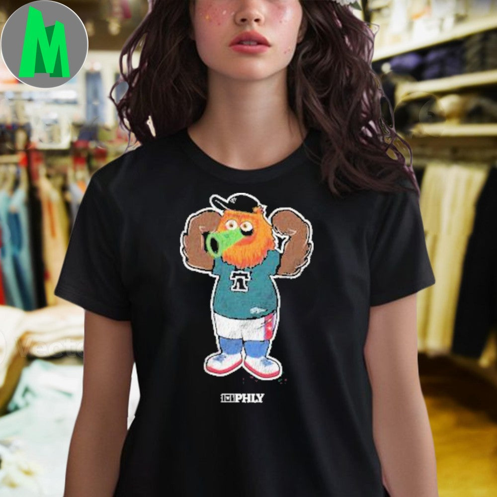 Philly Mascot Gritty All-City Network Strongman Shirt