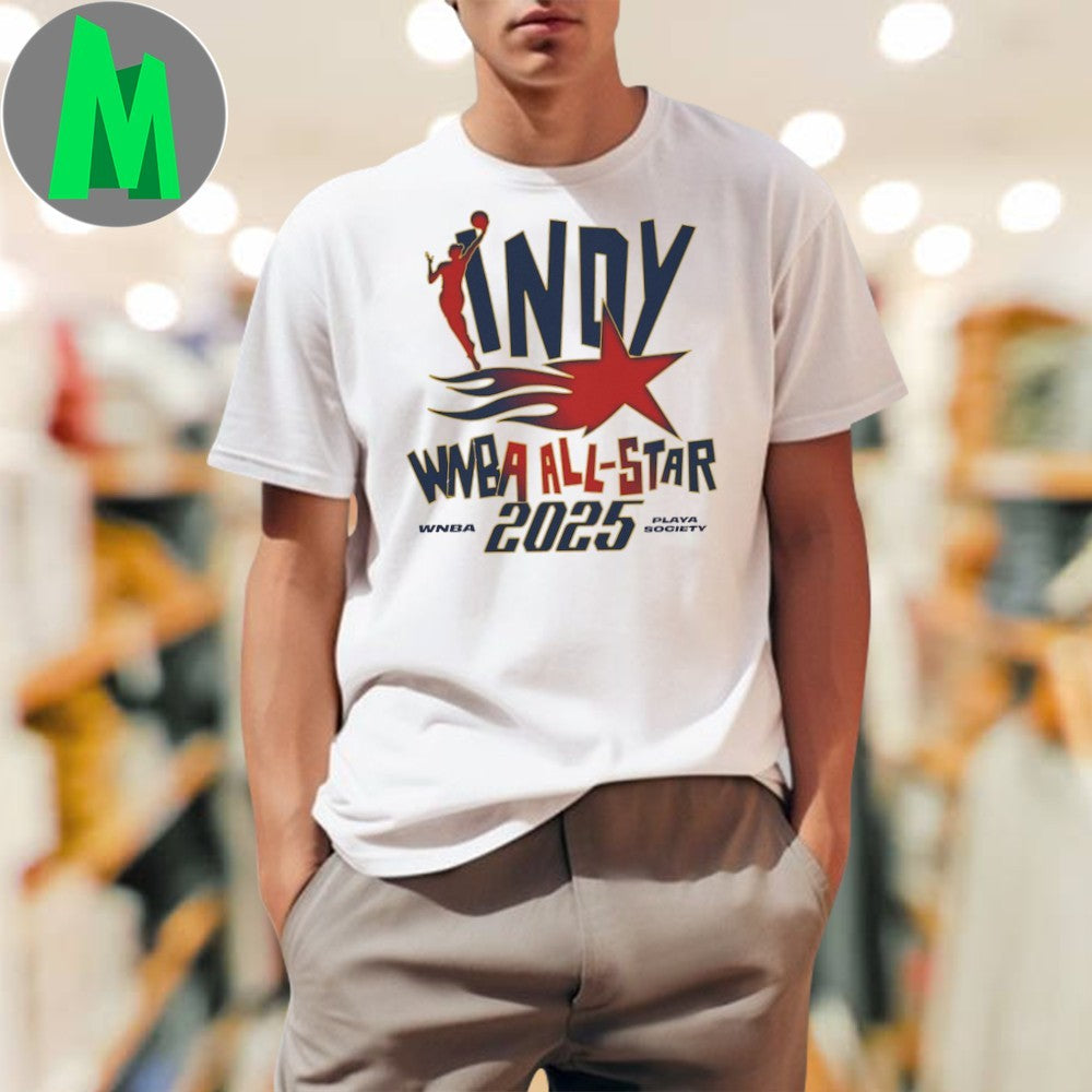 Playa Society 2025 WNBA All-Star Game Indy Graphic T-Shirt