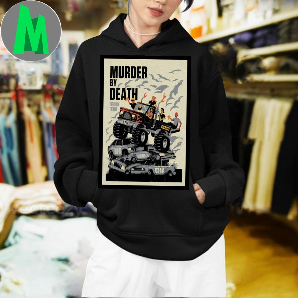 Poster Murder By Death Tour Salt Lake City, Utah 10.19.2025 Shirt
