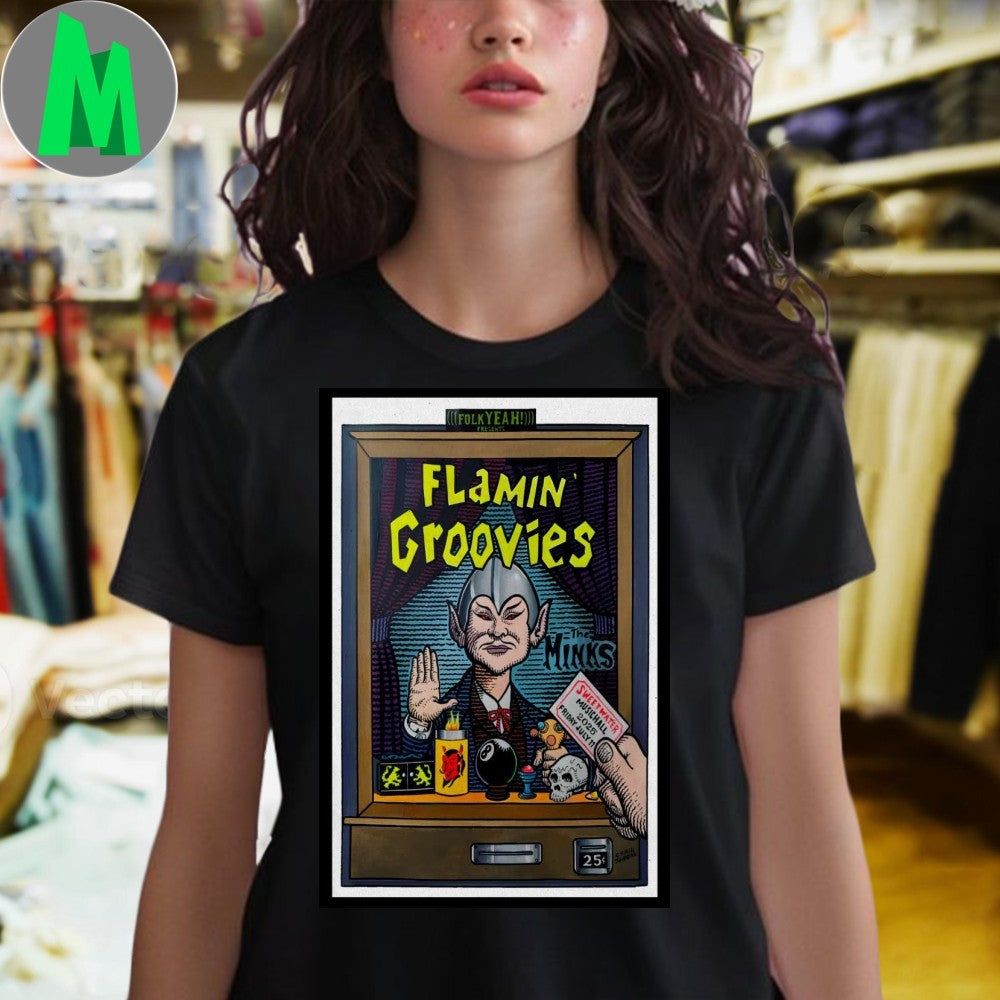 Poster The Sweetwater Music Hall in Mill Valley Show July 11 2025 Flamin Groovies Shirt