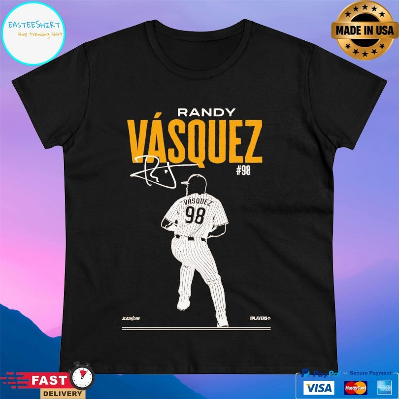 Randy Vasquez San Diego Padres Signature T-shirt