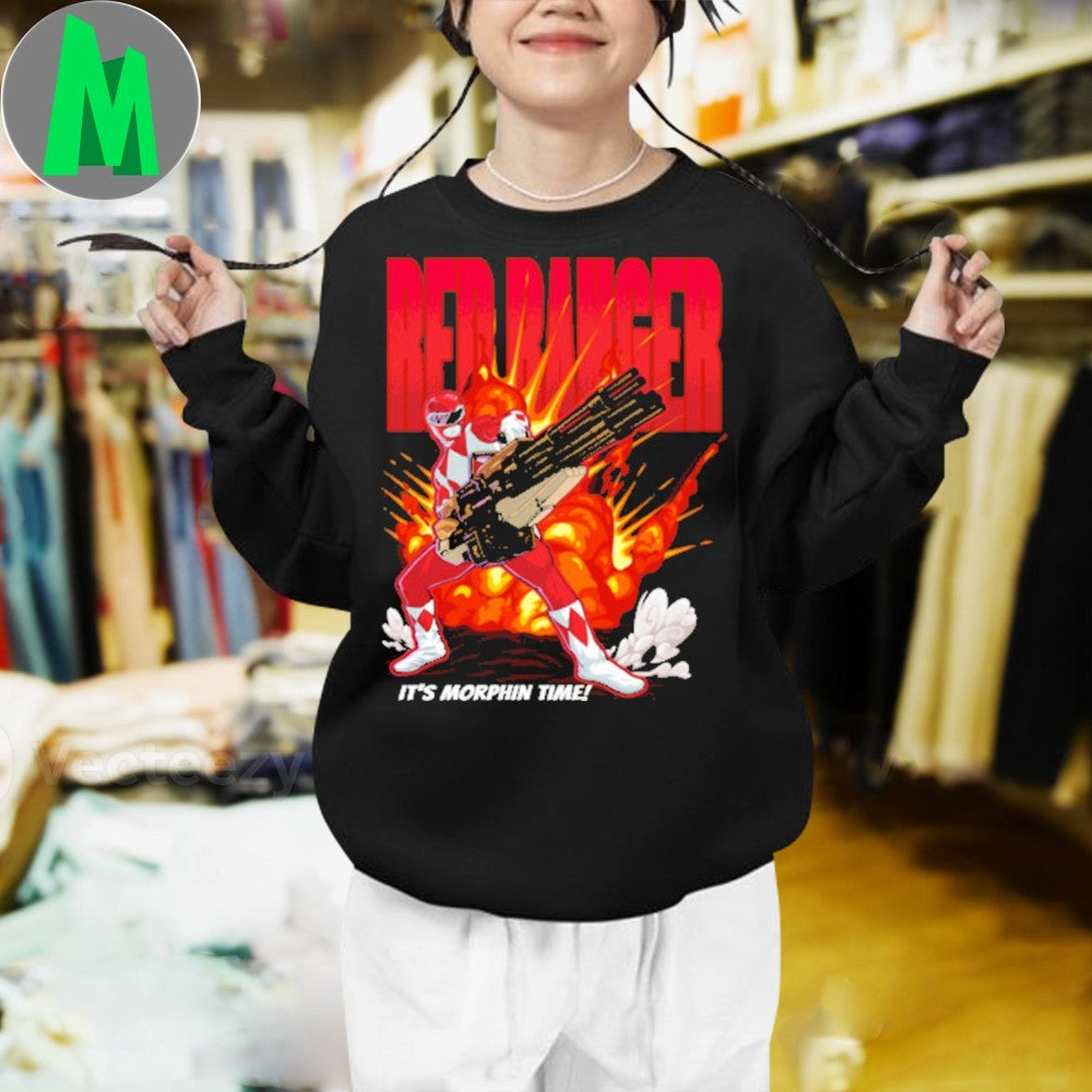 Red Ranger It’s Morphin Time Shirt