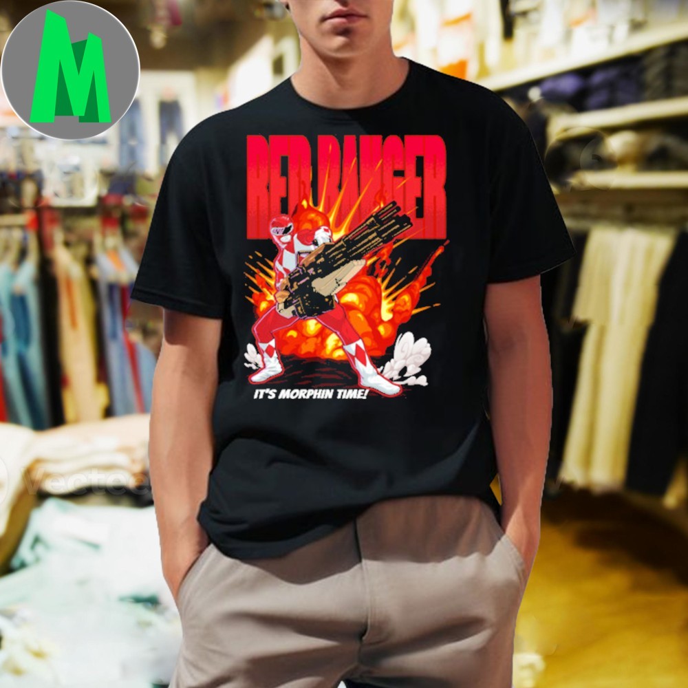 Red Ranger It’s Morphin Time Shirt