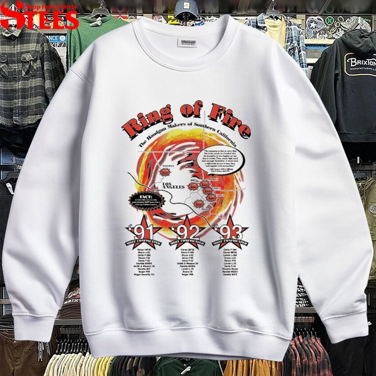 Ring Of Fire The Handgun Makers Of Southern California ’91-’93 T-shirts