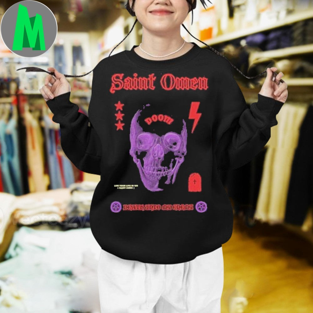 Saint Omen Doom Machine Death Unto My Enemy Youth Shirt