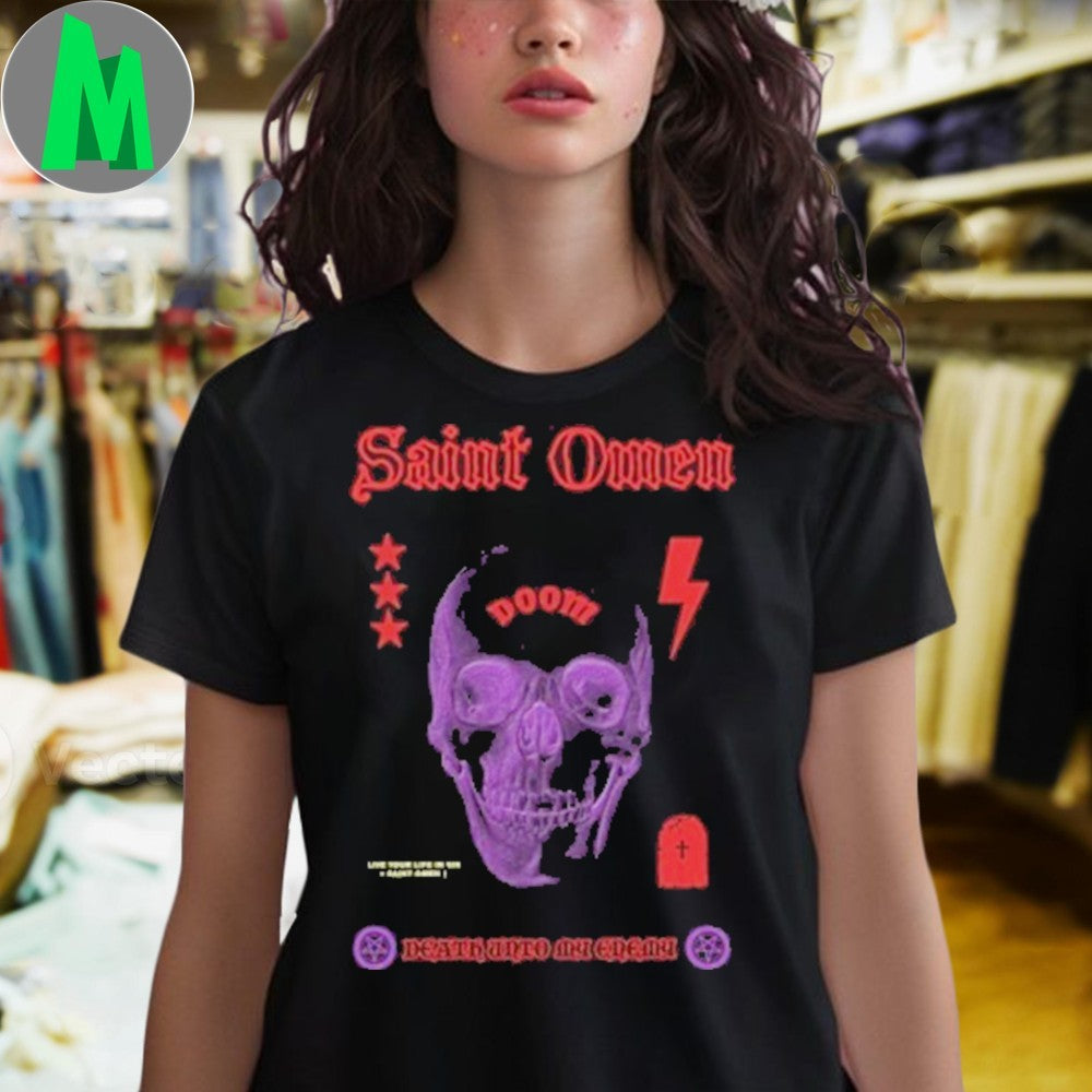 Saint Omen Doom Machine Death Unto My Enemy Youth Shirt