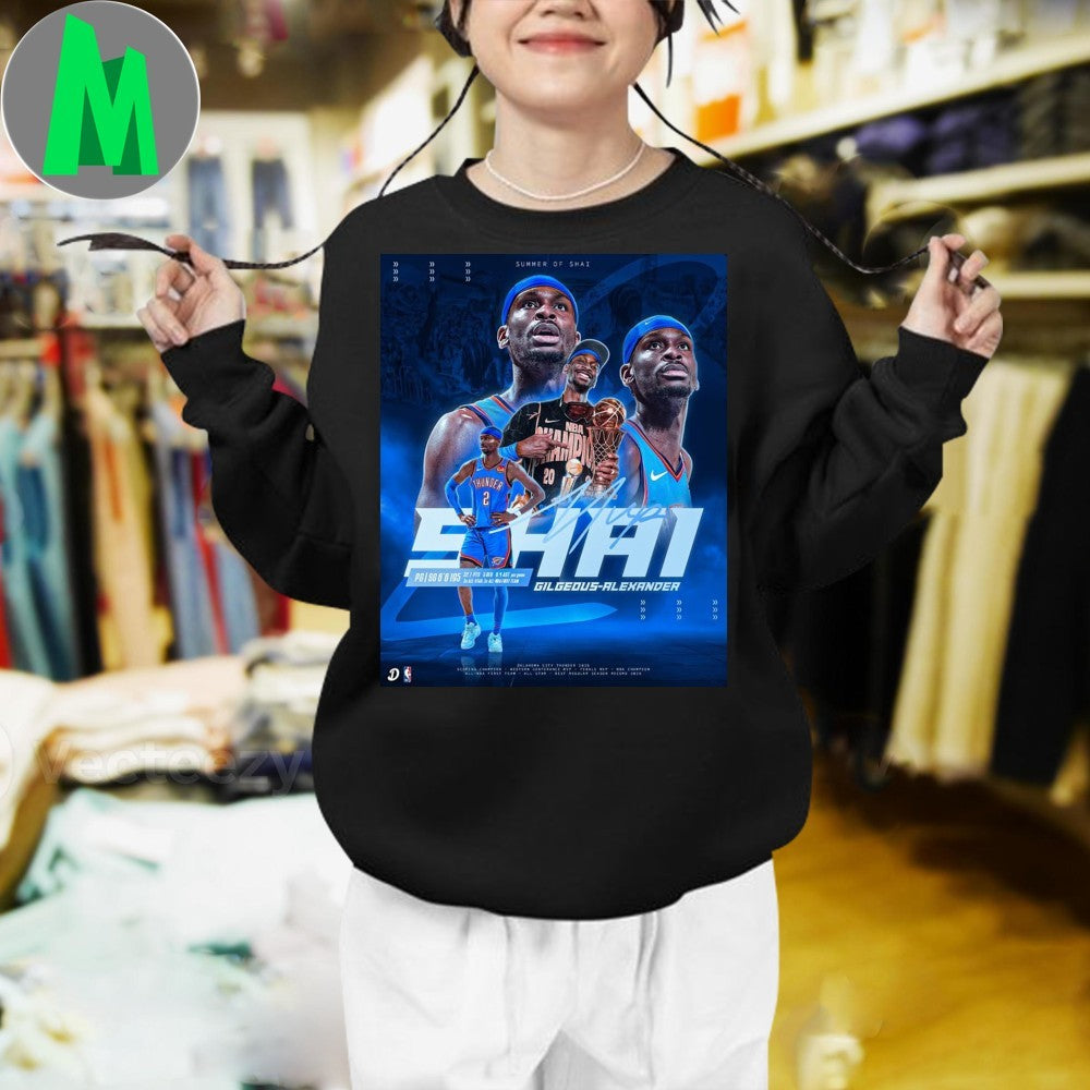 Shai Gilgeous-Alexander OKC Thunder NBA Player Shirt