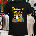 Simple Plan Band On The Couch Simpsons T-shirts