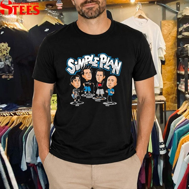 Simple Plan Bobblehead T-shirts
