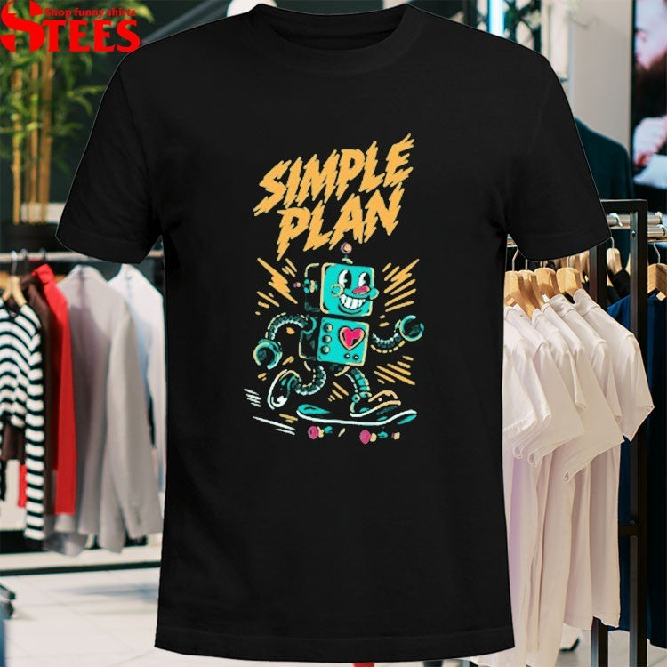 Simple Plan Robot T-shirts