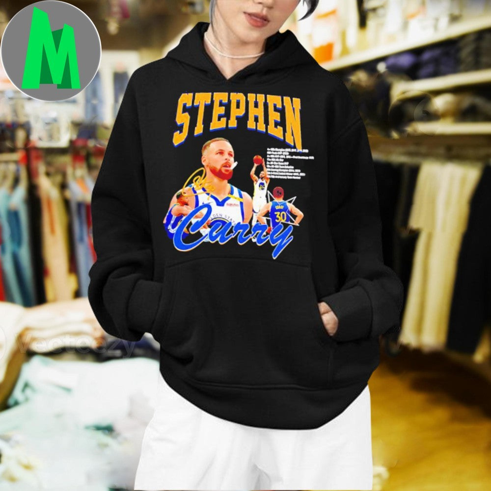 Stephen Curry NBA Golden State Warriors basketball signature shirt