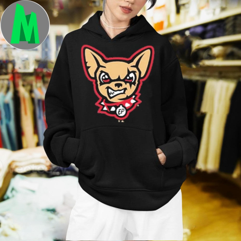 Summit Sportswear El Paso Chihuahuas Mens Black Primary Logo Shirt