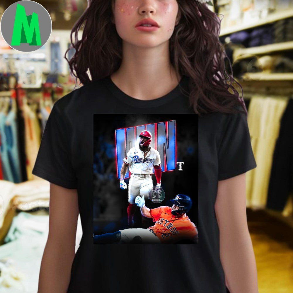 Texas Rangers WIN MLB Baseball Player Shirt
