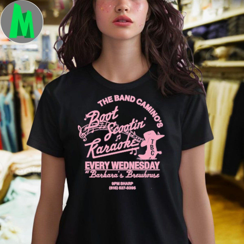 The Band Camino Boot Scootin’ Karaoke T-Shirt