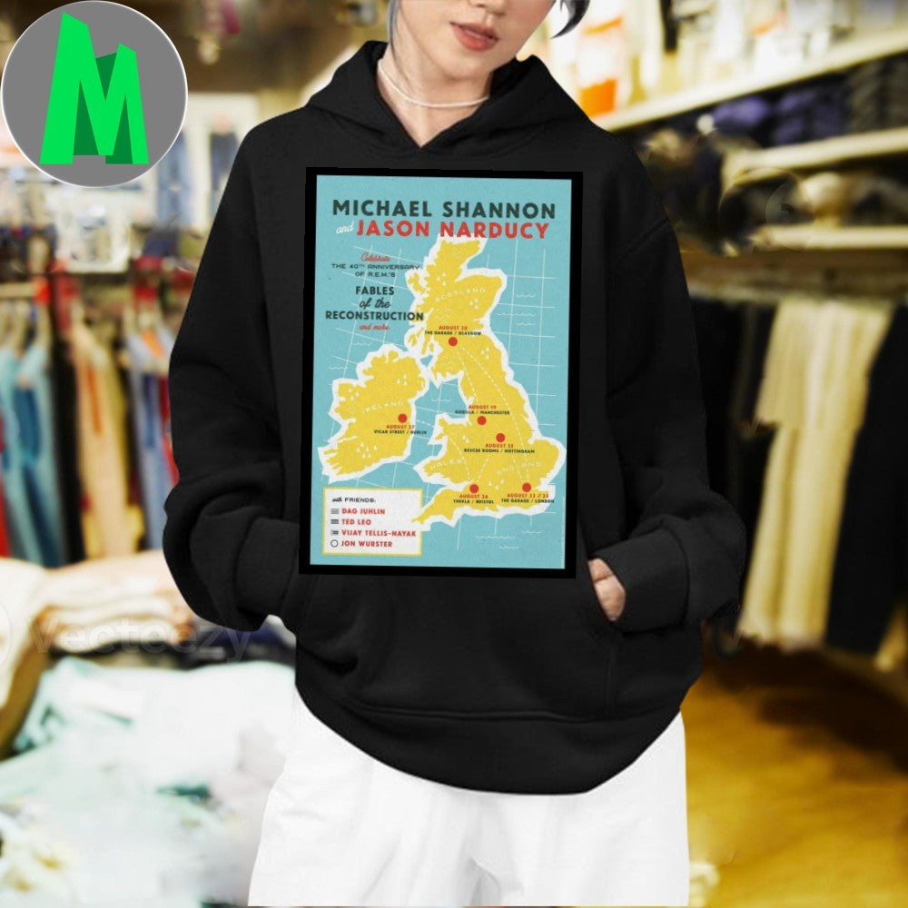 The Michael Shannon Jason Narducy 2025 UK Tour Poster Shirt