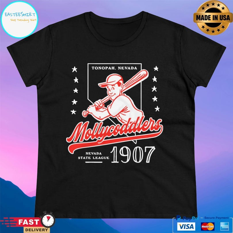 Tonopah Nevada Mollycoddlers Nevada State League 1907 T-shirt