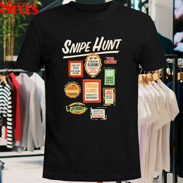 Tyler Childers Snipe Hunt Frames 2026 Tour T-shirts