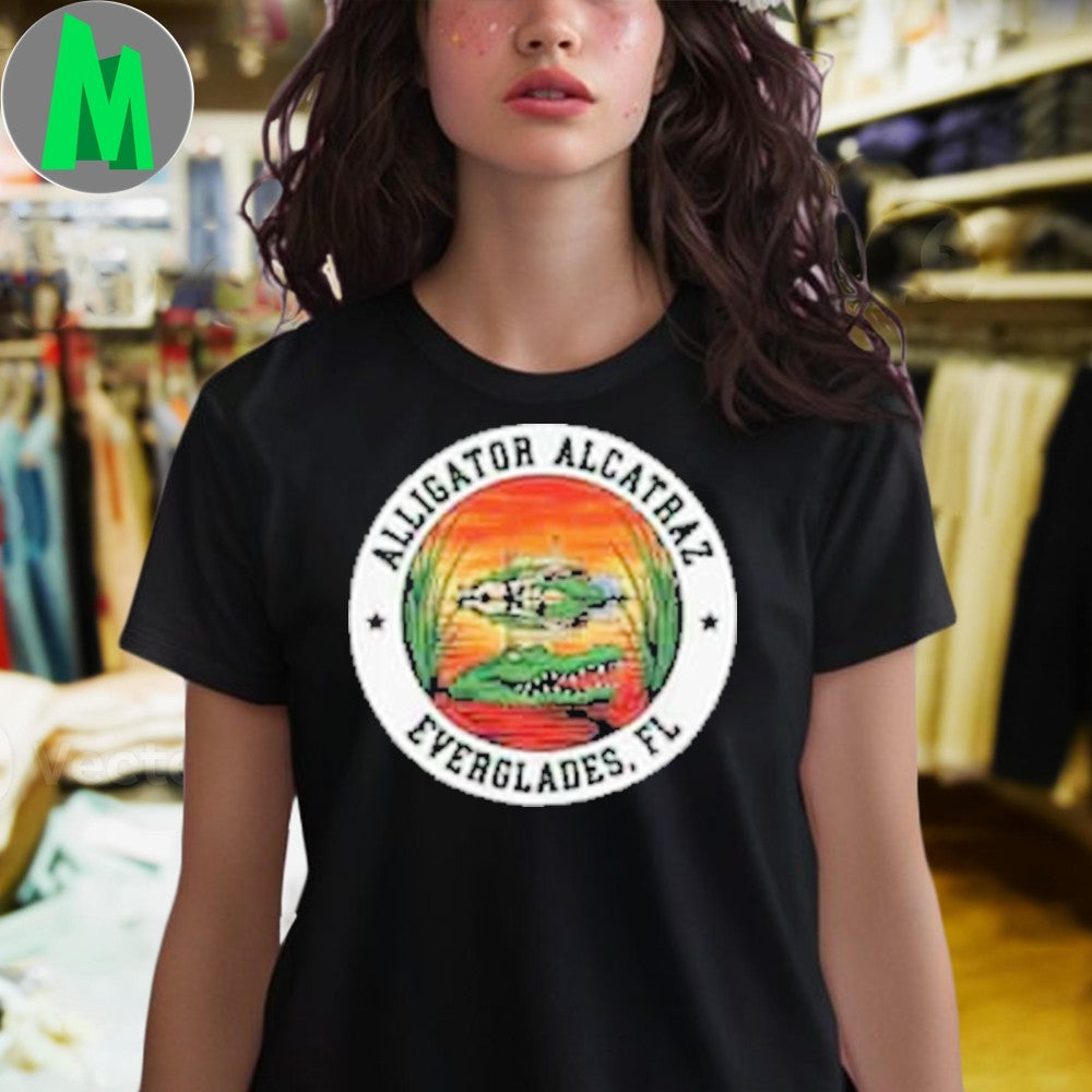 Unleash the Florida Fun with the Alligator Alcatraz Funny Everglades Shirt