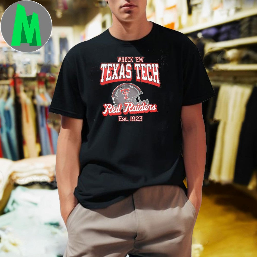 Wreck Em Texas Tech Hype & Vice Helmet Shirt