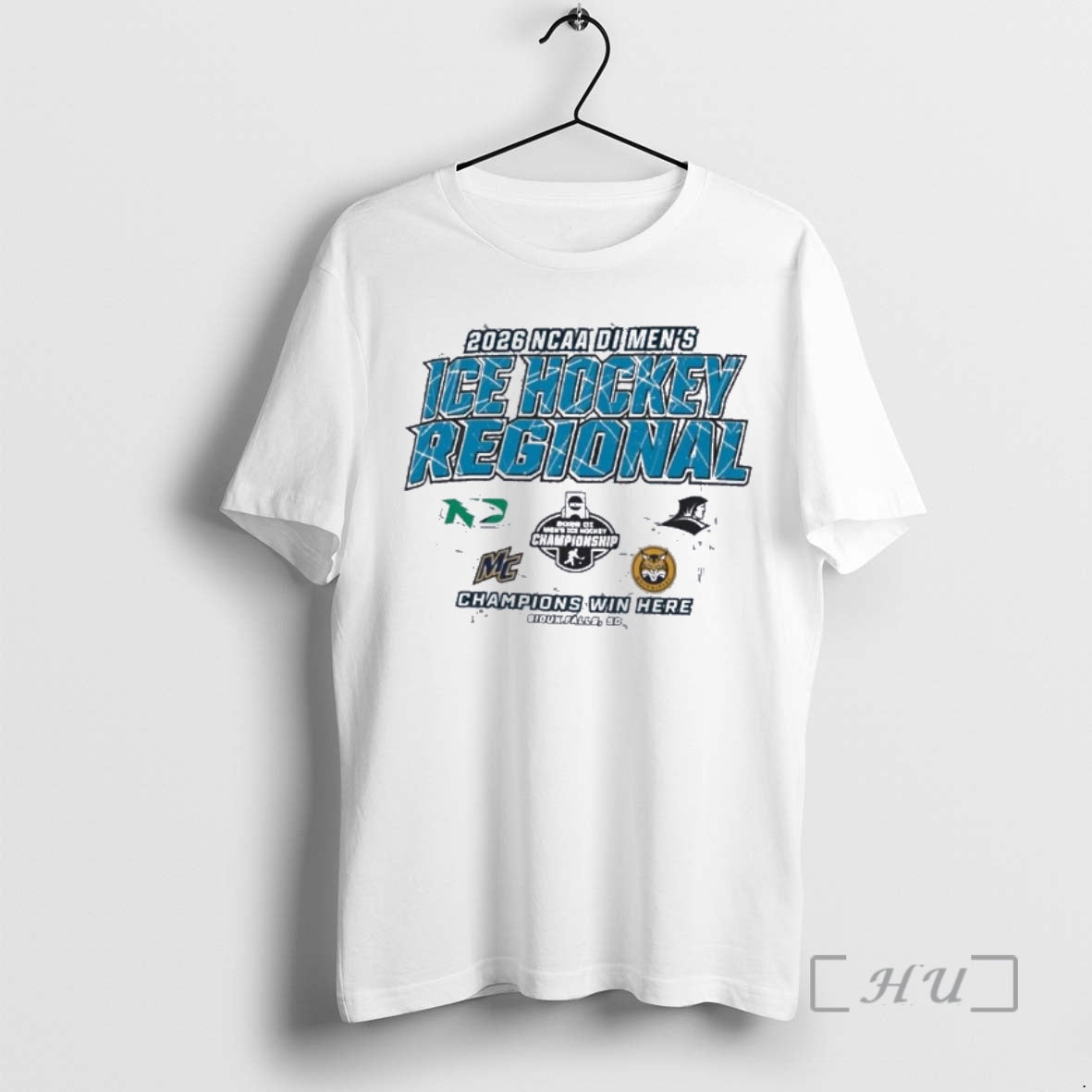 Officials 2026 Ncaa Di Mens Ice Hockey Sioux Falls Regional 4 Teams Premium T Shirts