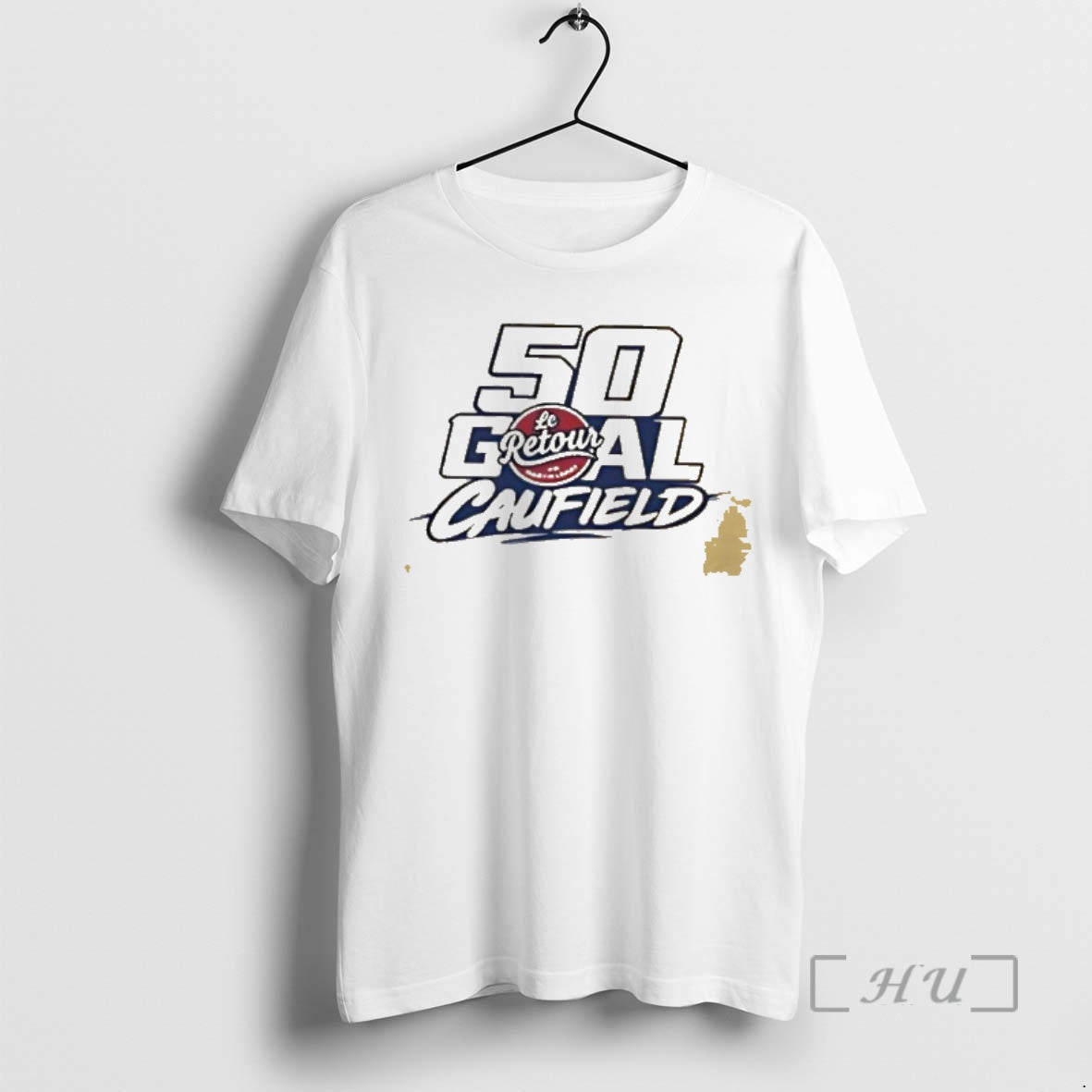 Officials 50 Goal Le Retour The Return Montreal Canadiens Player Cole Caufield Premium T Shirts