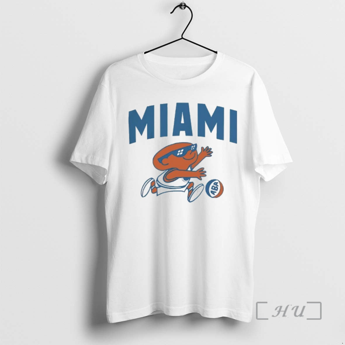 Officials Aba Miami Floridians Dribbling Mascot Logo