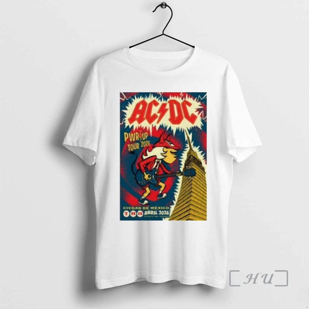 Officials Ac Dc Estadio Gnp Seguros Mexico Apr 7 11 15 2026 Premium T Shirts