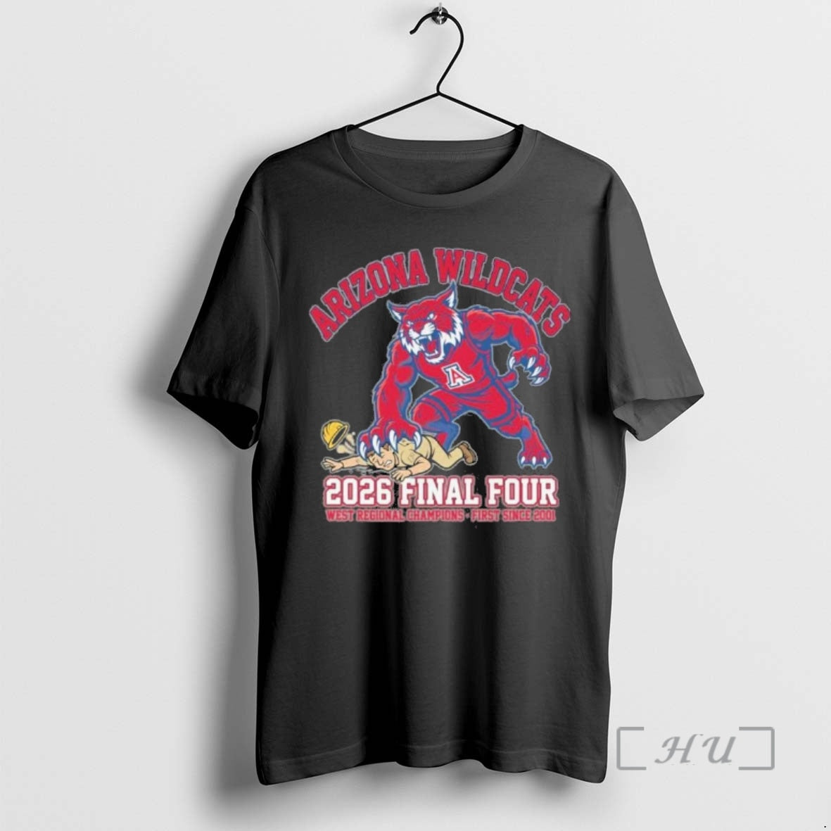 Officials Arizona Mens Basketball Beat Purdue Boilermakers 2026 Final Four Regional Champions Premium T Shirts