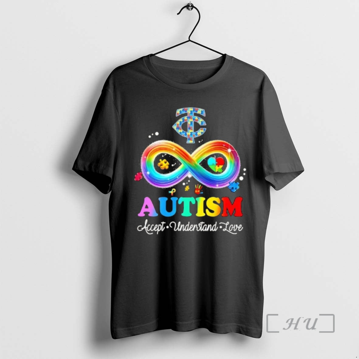 Officials Autism Accept Understand Love Minnesota Twins Baseball Logo