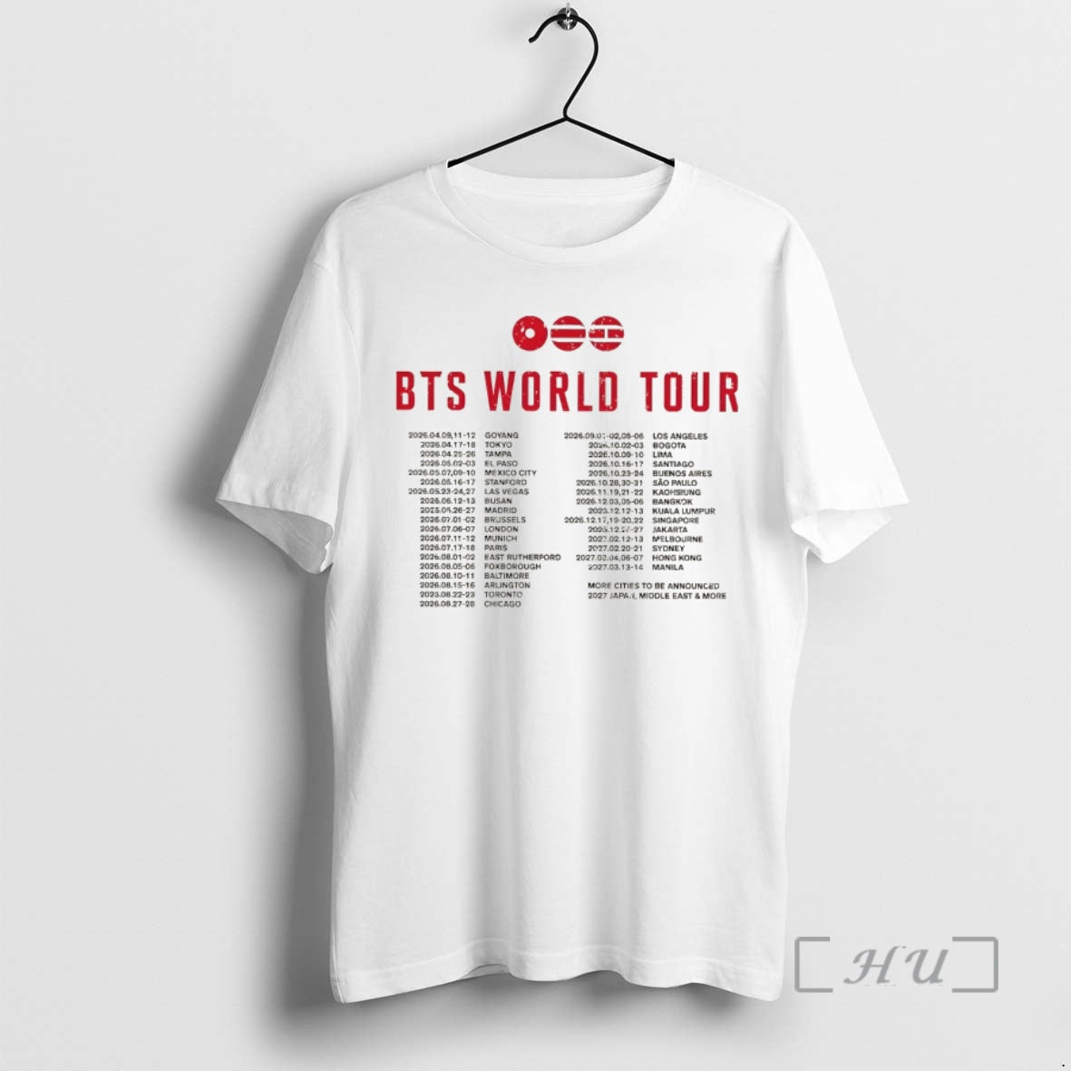 Officials Bts World Tour 2026 Concert Bangtan Comeback Vintage
