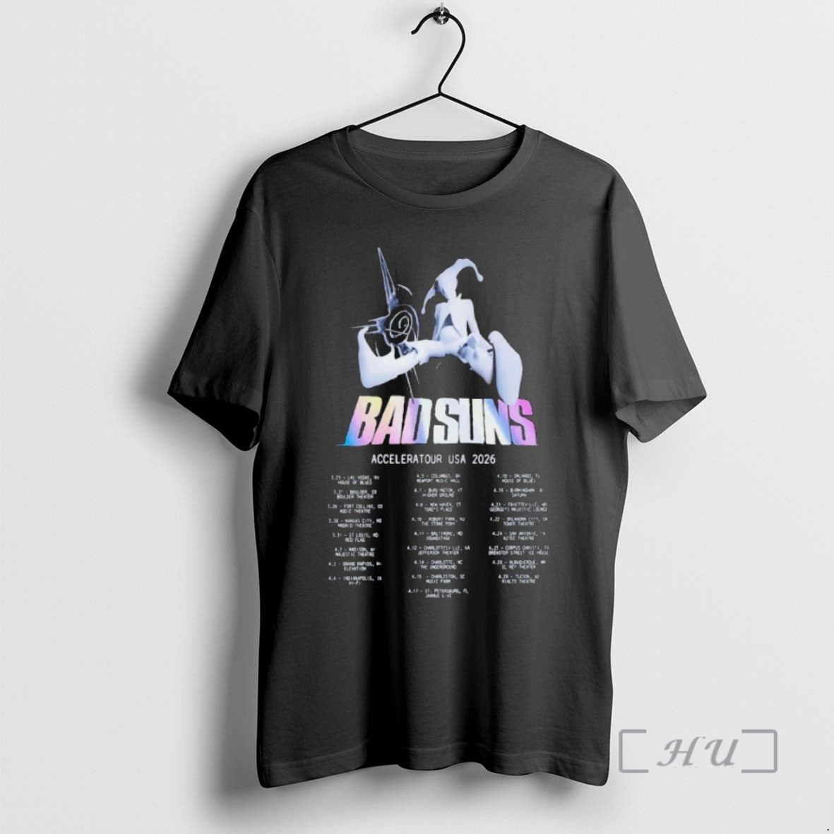 Officials Bad Suns Accelera Tour 2026 Dates Usa Shirts