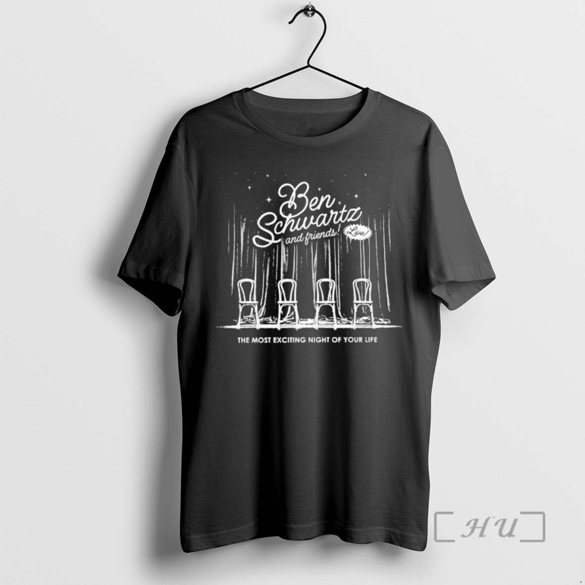 Officials Ben Schwartz And Friends The Most Exciting Night Of Your Life Premium T Shirts