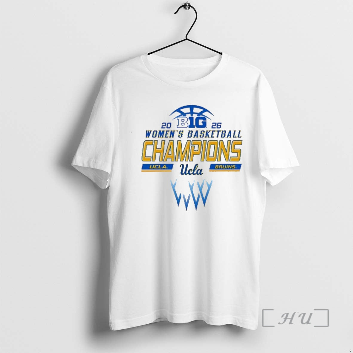 Officials Big 10 2026 Womens Basketball Champions Ucla Bruins Basketball Net Premium T Shirts Sweater