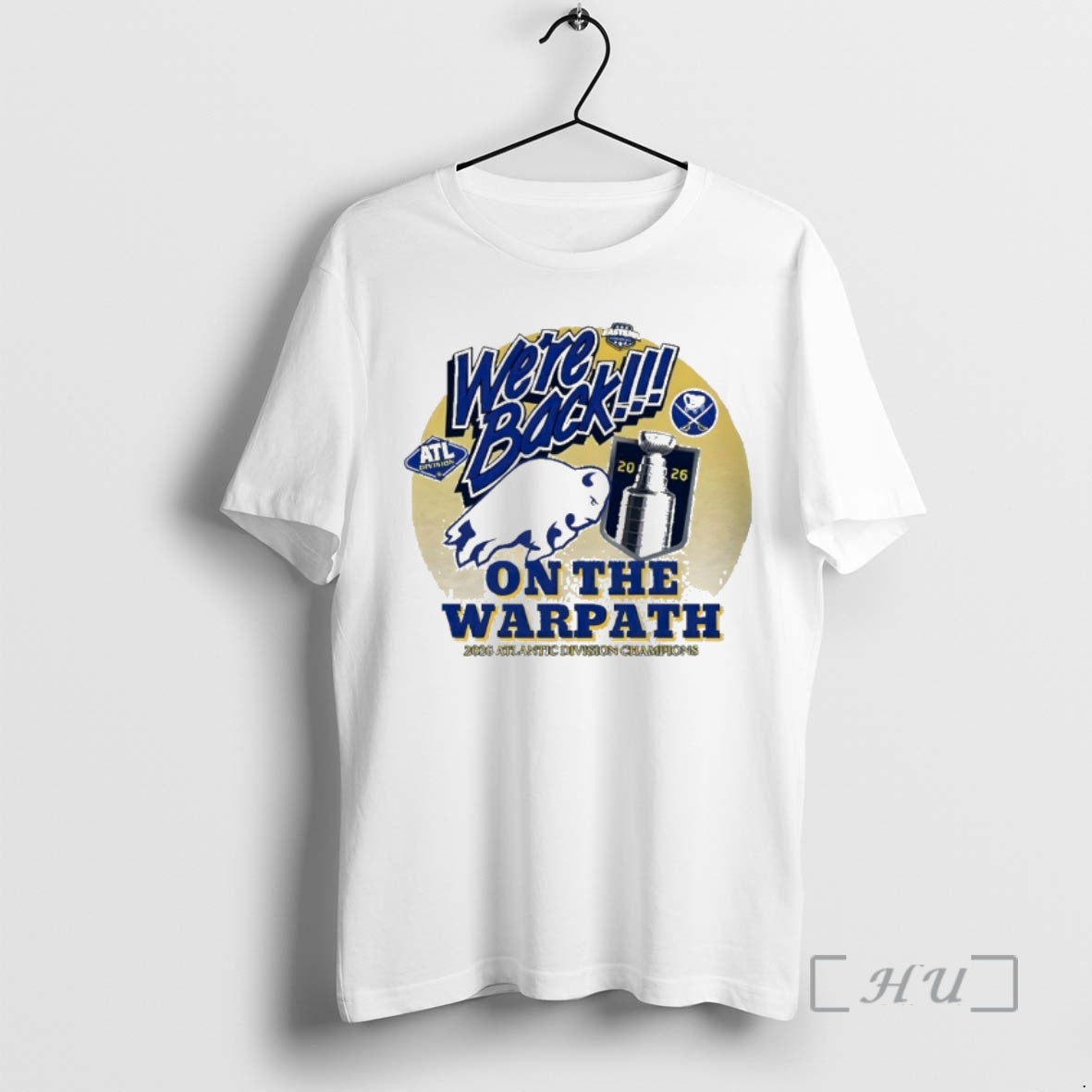 Officials Buffalo Sabres Hockey Atlantic Division 2026 Were Back On The Warpath Premium T Shirts