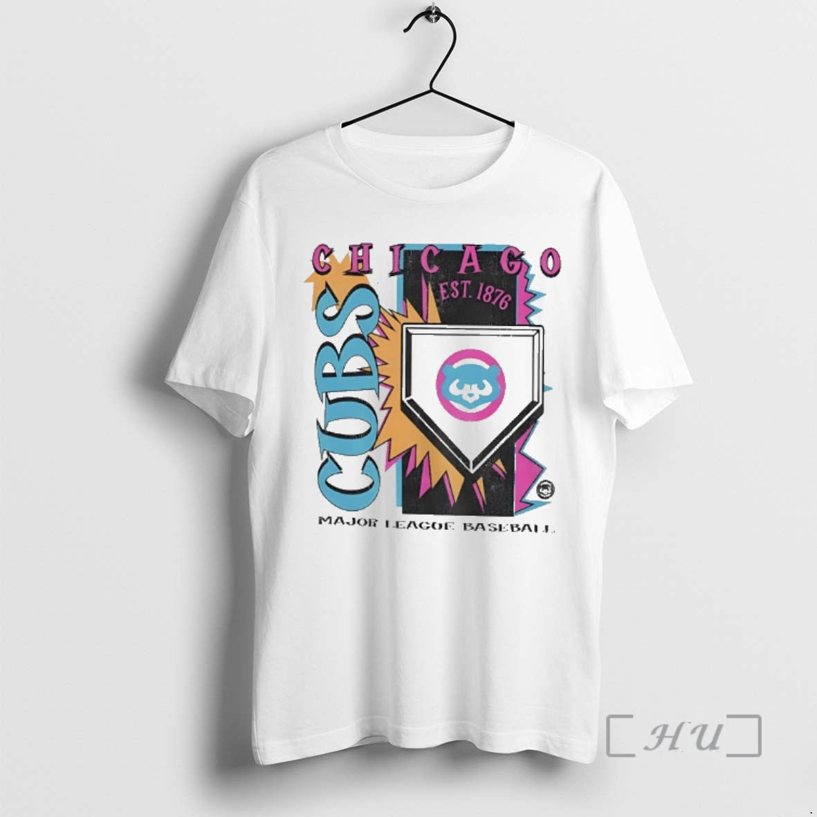 Officials Chicago Cubs 1976 Mlb Cooperstown Neon Field Shock