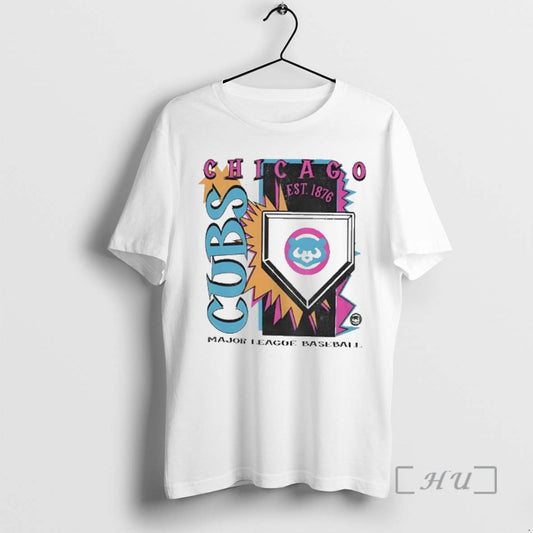 Officials Chicago Cubs 1976 Mlb Cooperstown Neon Field Shock