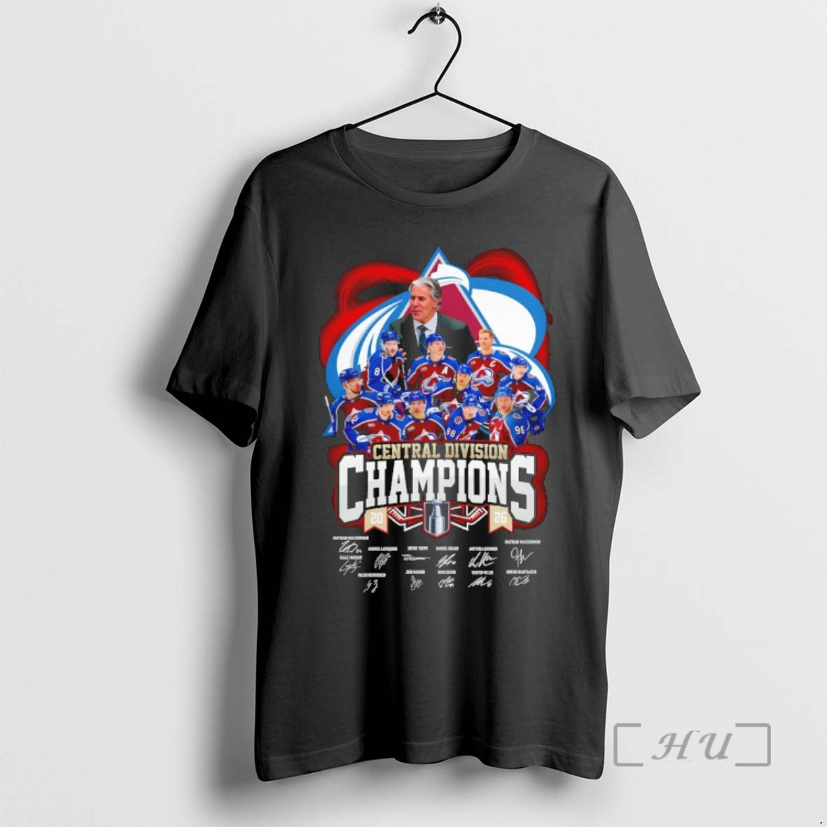 Officials Colorado Avalanche Stanley Cup Central Division Champions 2026 Signatures