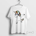 Officials Dabbing Unicorn With Rainbow Hair And Shutter Shades