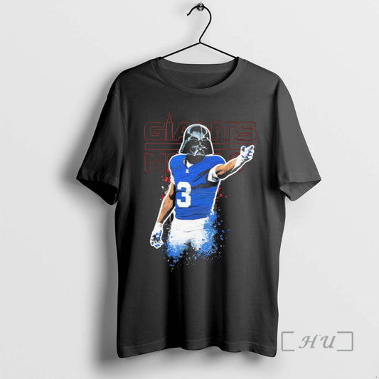 Officials Darth Vader X Cam Skattebo 3 New York Giants Football Premium T Shirts Sweater