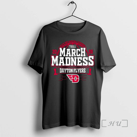 Officials Dayton Flyers 2026 Ncaa Di Mens Basketball Championship March Madness Bound Premium T Shirts