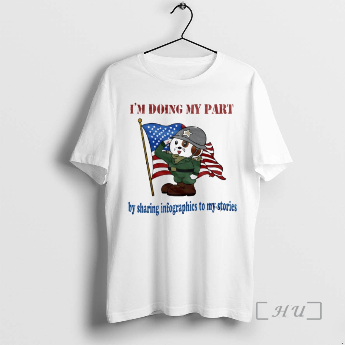 Officials Dog Im Doing My Part By Sharing Infographics To My Stories Premium T Shirts