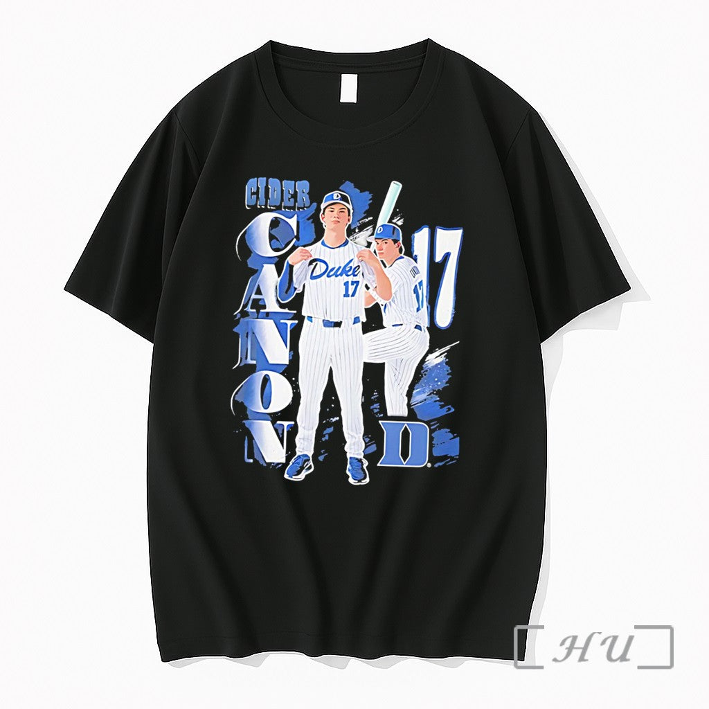 Officials Duke Blue Devils Baseball Team Cider Canon Vintage Tee