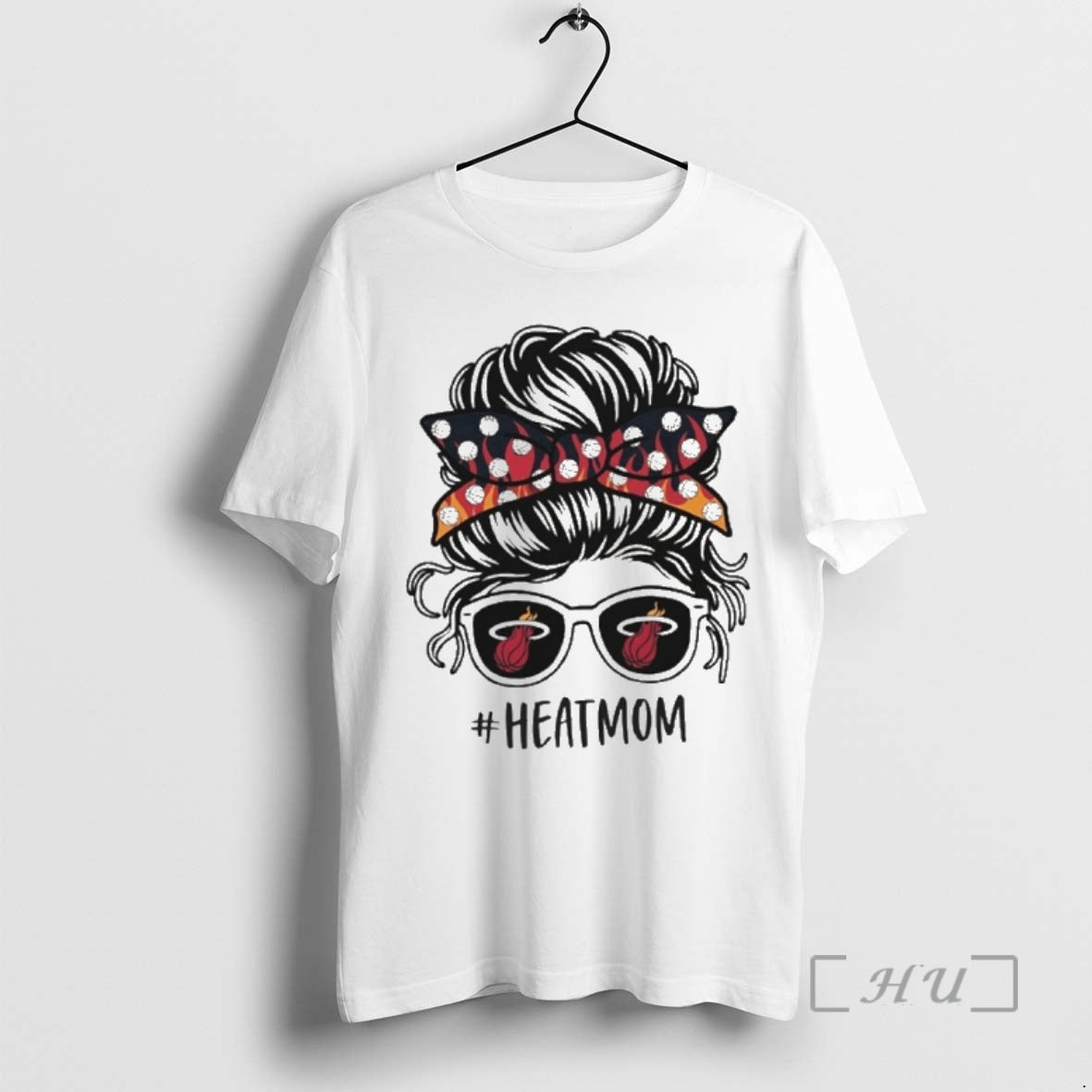Officials F9bunlri Miami Heat Mom Messy Bun