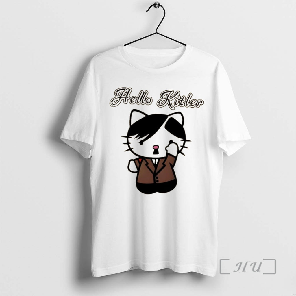 Officials Funny Hello Kitler Parody Cartoon Cat