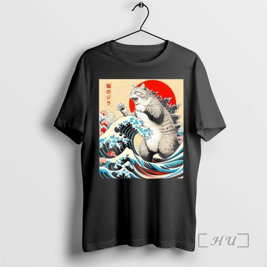 Officials Funny Cat Catzilla Cat Japanese Meme