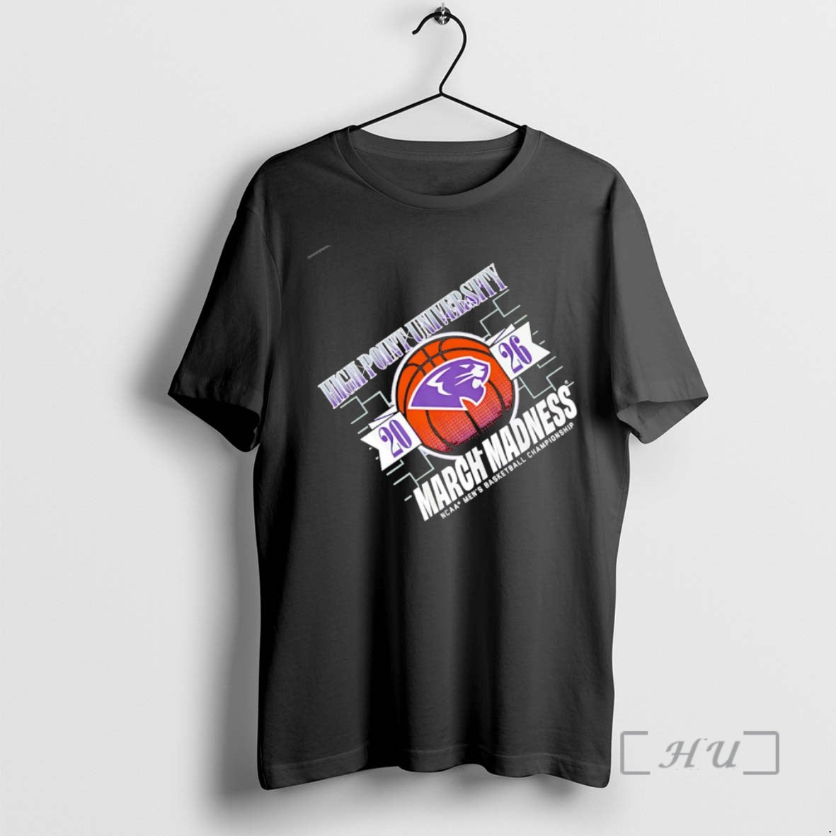 Officials High Point Panthers Ncaa Mens Basketball Championships 2026 March Madness Black Premium T Shirts